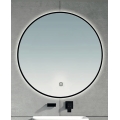 Brilagi - VENA BLACK LED Bathroom Mirror LED/19W/230V Ø 60 cm IP44 CRI 90 dimmable + CCT