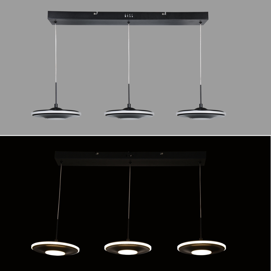 Brilagi - VERANO Cable-Mounted LED Pendant, 3xLED/15W/230V
