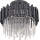 Brilagi - VERVE Ceiling Light 6xE14/40W/230V, Ø 60 cm, Black