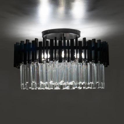 BRILAGI - VERVE Ceiling Light 6xE14/40W/230V, Ø 60 cm, Black