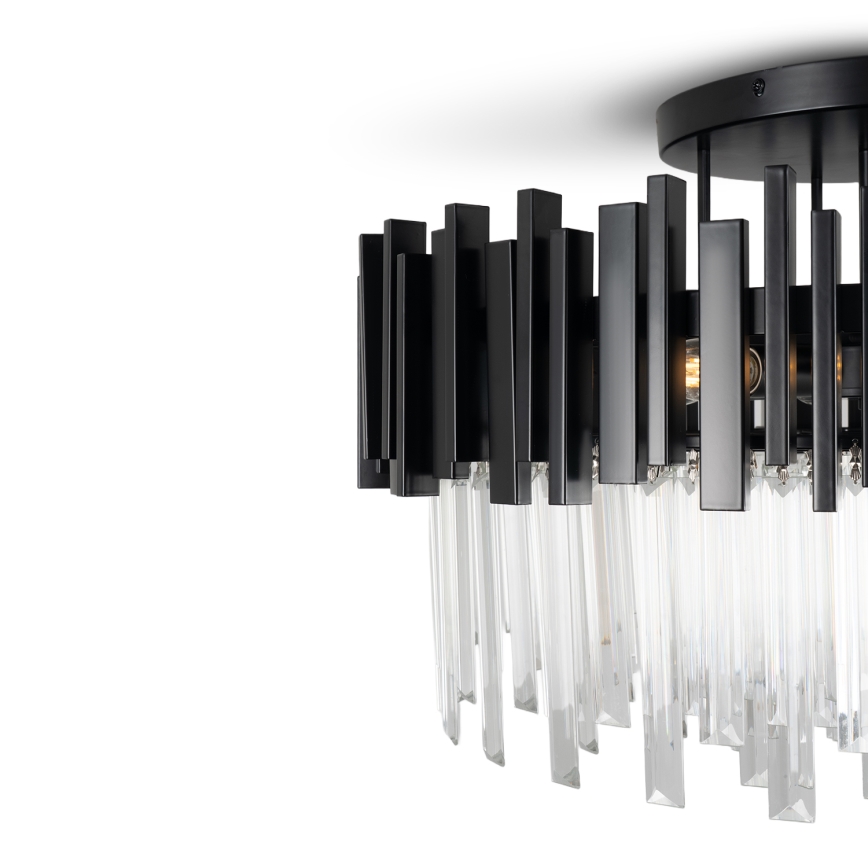 BRILAGI - VERVE Ceiling Light 6xE14/40W/230V, Ø 60 cm, Black