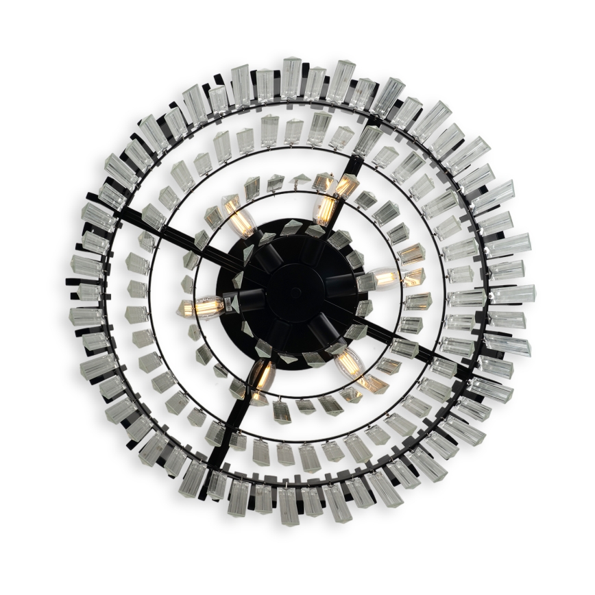 BRILAGI - VERVE Ceiling Light 6xE14/40W/230V, Ø 60 cm, Black