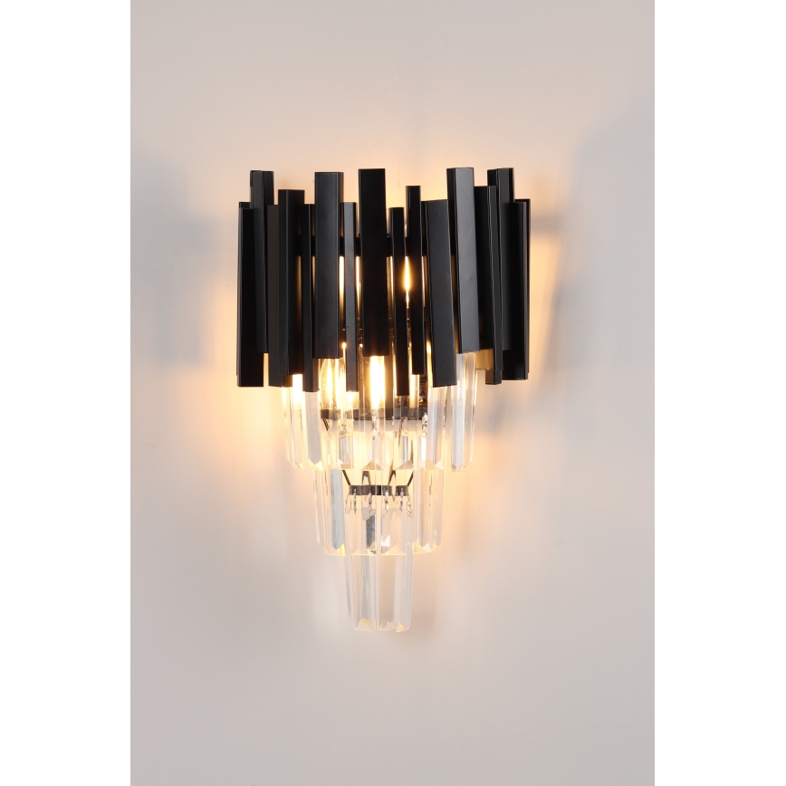 Brilagi - VERVE Wall Light 2xE14/40W/230V Black