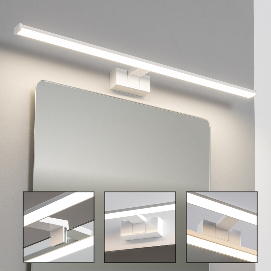 Brilagi - VESTRA 3-in-1 LED Bathroom Mirror Light, 15W, 230V, 80 cm, IP44, White