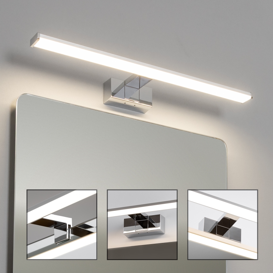 Brilagi - VESTRA 3-in-1 LED Bathroom Mirror Light LED/12W/230V 60 cm IP44 Polished Chrome