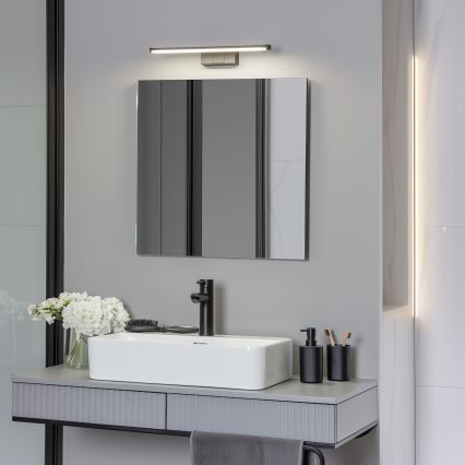Brilagi - VESTRA 3-in-1 LED Bathroom Mirror Light, 8W/230V, 40 cm, IP44, Black