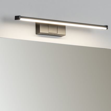 Brilagi - VESTRA 3-in-1 LED Bathroom Mirror Light, 8W/230V, 40 cm, IP44, Black
