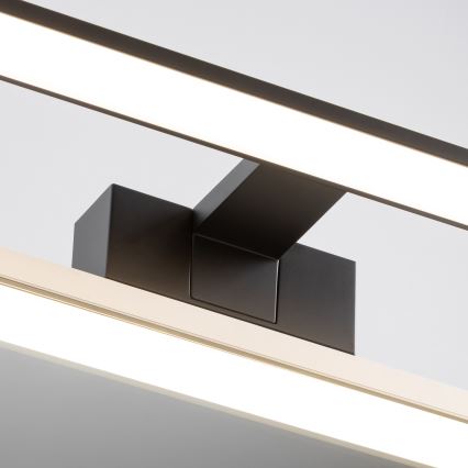 Brilagi - VESTRA 3-in-1 LED Bathroom Mirror Light, 8W/230V, 40 cm, IP44, Black