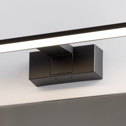Brilagi - VESTRA 3-in-1 LED Bathroom Mirror Light, 8W/230V, 40 cm, IP44, Black