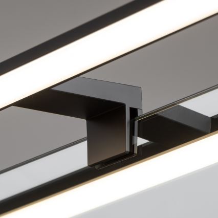 Brilagi - VESTRA 3-in-1 LED Bathroom Mirror Light, 12W, 230V, 60 cm, IP44, Black
