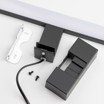 Brilagi - VESTRA 3-in-1 LED Bathroom Mirror Light, 12W, 230V, 60 cm, IP44, Black