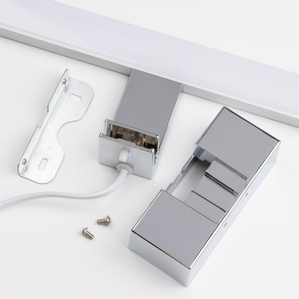 Brilagi - VESTRA 3-in-1 LED Bathroom Mirror Light LED/15W/230V 80 cm IP44 Polished Chrome