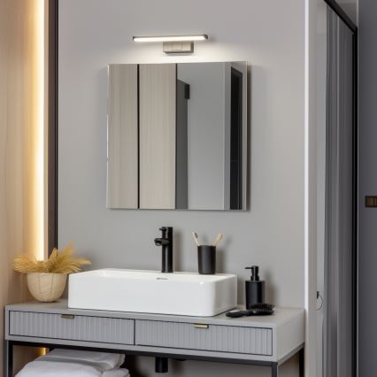 Brilagi - LED 3-in-1 Bathroom Mirror Light VESTRA LED/6W/230V 30 cm IP44 black