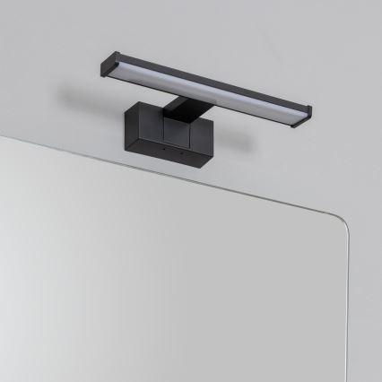 Brilagi - LED 3-in-1 Bathroom Mirror Light VESTRA LED/6W/230V 30 cm IP44 black