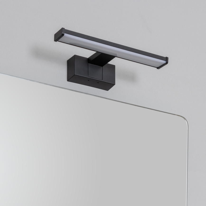 Brilagi - LED 3-in-1 Bathroom Mirror Light VESTRA LED/6W/230V 30 cm IP44 black