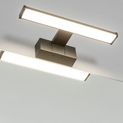 Brilagi - LED 3-in-1 Bathroom Mirror Light VESTRA LED/6W/230V 30 cm IP44 black
