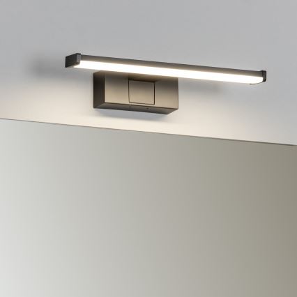 Brilagi - LED 3-in-1 Bathroom Mirror Light VESTRA LED/6W/230V 30 cm IP44 black