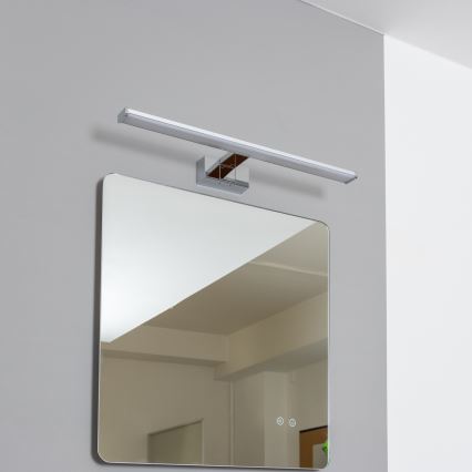 Brilagi - VESTRA 3-in-1 LED Bathroom Mirror Light LED/12W/230V 60 cm IP44 Polished Chrome