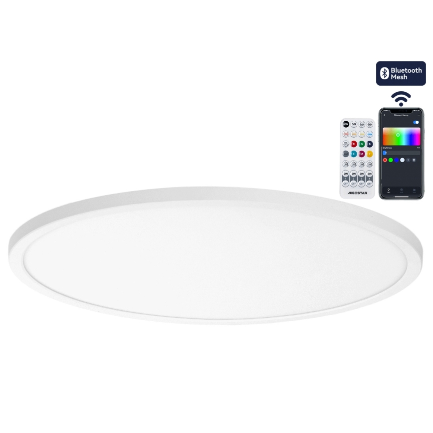 Brilagi - VIBE RGBW LED Dimmable Ceiling Light LED/36W/230V 3000-6500K White + Remote Control