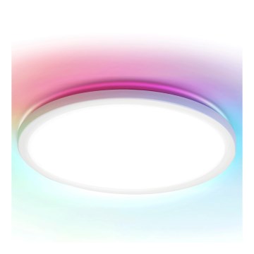 Brilagi - VIBE LED RGBW Dimmable Ceiling Light LED/36W/230V 3000-6500K Ø 40 cm White + remote control