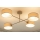 Brilagi - VIRGO flush-mounted chandelier 4xE14/40W/230V cream/gold
