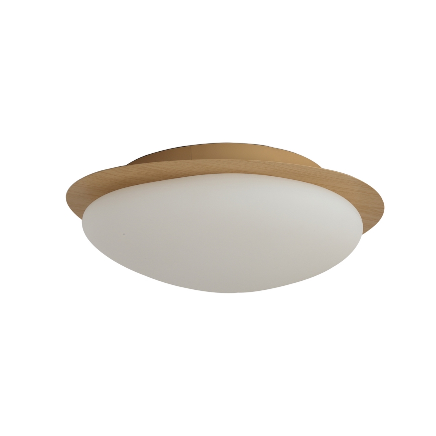Brilagi - VISBY WOOD LED Ceiling Light LED/18W/230V, 38 cm dia., Brown