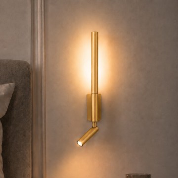 BRILAGI - VIXON LED Wall-Mounted Spotlight LED/3W/230V + LED/5W, Gold, CRI 90