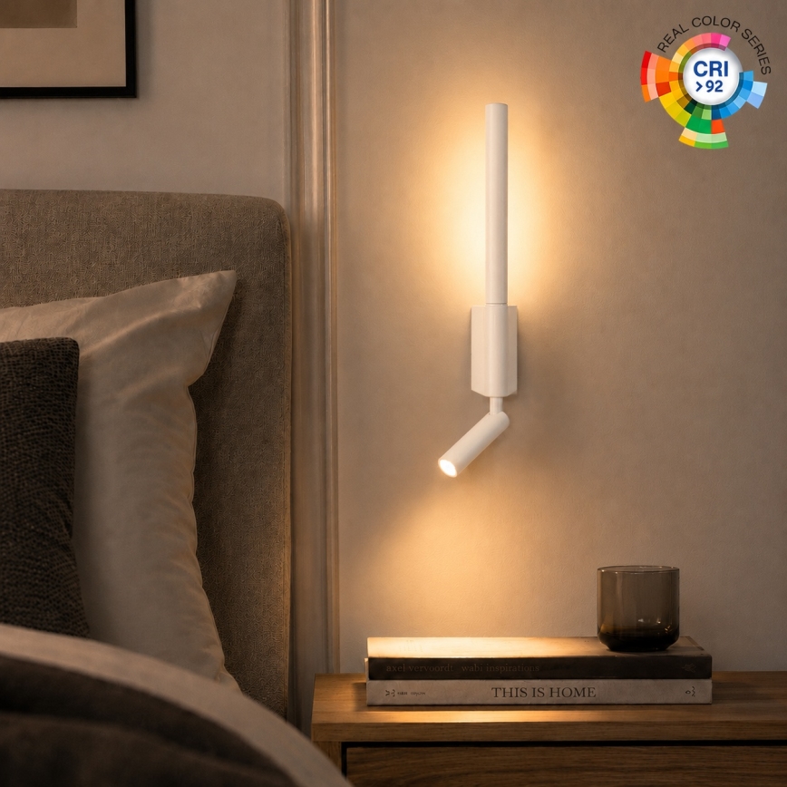 BRILAGI - VIXON LED Wall-Mounted Spotlight LED/3W/230V + LED/5W White CRI 90