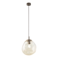 Brilagi - VULCANO Cable-Hung Pendant Lamp 1xE27/15W/230V Brown/Smoky Beige