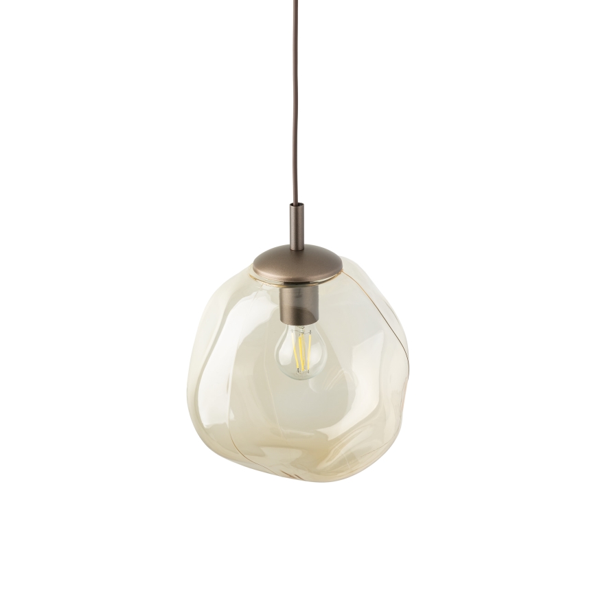 Brilagi - VULCANO Cable-Hung Pendant Lamp 1xE27/15W/230V Brown/Smoky Beige