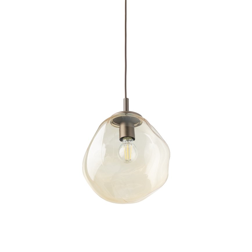 Brilagi - VULCANO Cable-Hung Pendant Lamp 1xE27/15W/230V Brown/Smoky Beige