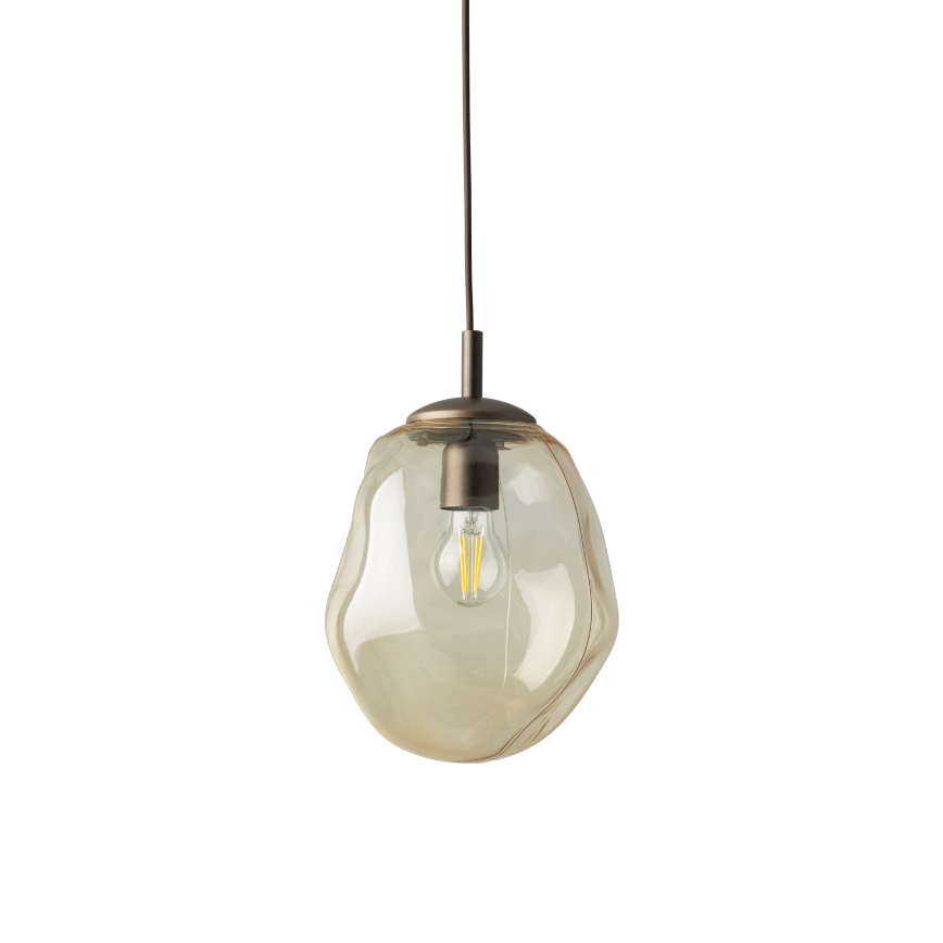Brilagi - VULCANO Cable-Hung Pendant Lamp 1xE27/15W/230V Brown/Smoky Beige