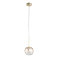 Brilagi - VULCANO Cable-Hung Pendant Light 1xG9/8W/230V Gold / Smoky Beige