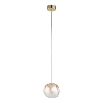 Brilagi - VULCANO Cable-Hung Pendant Light 1xG9/8W/230V Gold / Smoky Beige