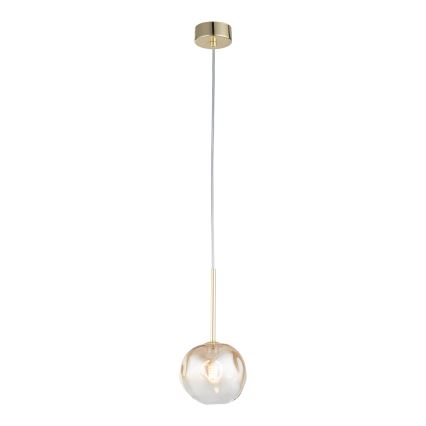 Brilagi - VULCANO Cable-Hung Pendant Light 1xG9/8W/230V Gold / Smoky Beige