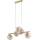 Brilagi - VULCANO Cable Pendant 5xG9/8W/230V Gold/Smoked Beige
