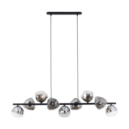 Brilagi - VULCANO Cable Pendant 9xG9/8W/230V Black/Smoked Black