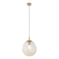 Brilagi - VULCANO Cable Pendant Light 1xE27/15W/230V Beige / Smoky Beige