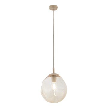 Brilagi - VULCANO Cable Pendant Light 1xE27/15W/230V Beige / Smoky Beige
