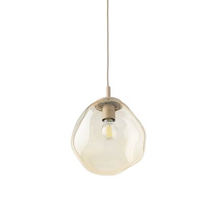 Brilagi - VULCANO Cable Pendant Light 1xE27/15W/230V Beige / Smoky Beige