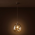 Brilagi - VULCANO Cable Pendant Light 1xE27/15W/230V Bronze/Smoky Beige