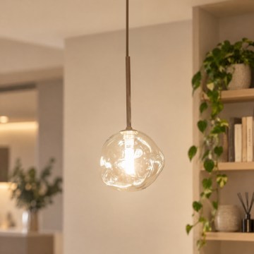BRILAGI - VULCANO Cable Pendant Light 1xG9/8W/230V Ø 15 cm Beige/Smoked Beige