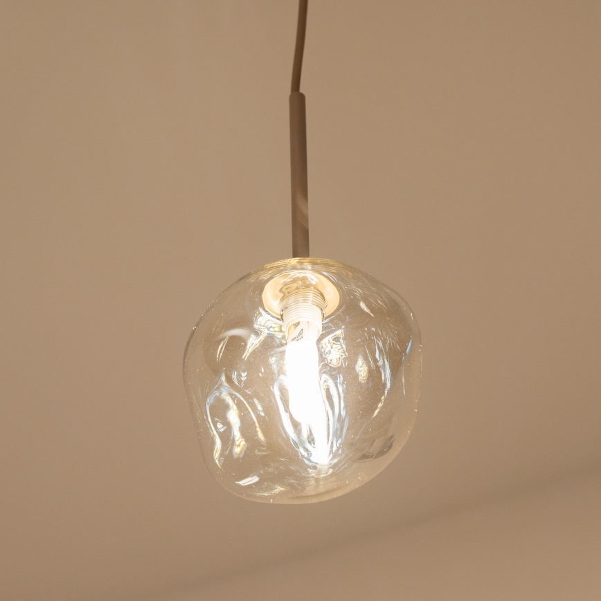 BRILAGI - VULCANO Cable Pendant Light 1xG9/8W/230V Ø 15 cm Beige/Smoked Beige