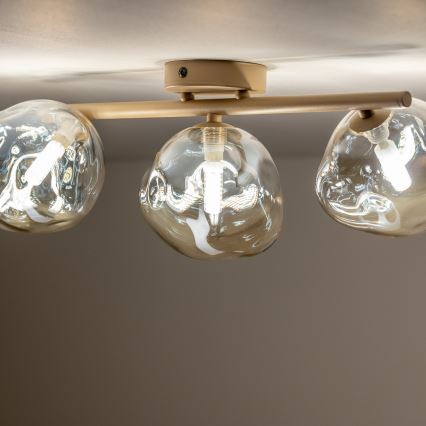 BRILAGI - VULCANO Cable Pendant Light 1xG9/8W/230V Ø 15 cm Beige/Smoked Beige
