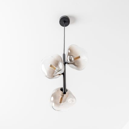 BRILAGI - VULCANO Cable Pendant Light 3xG9/8W/230V Black/Smoky Black