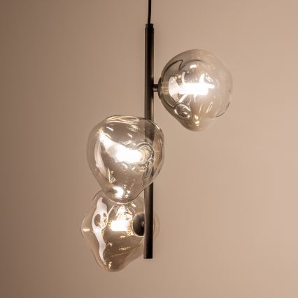 BRILAGI - VULCANO Cable Pendant Light 3xG9/8W/230V Black/Smoky Black