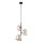 Brilagi - VULCANO Cable-Suspended Pendant Light 3xG9/8W/230V, Brown/Smoky Beige
