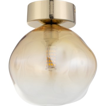 Brilagi - VULCANO Ceiling light 1xG9/8W/230V gold/smoky beige