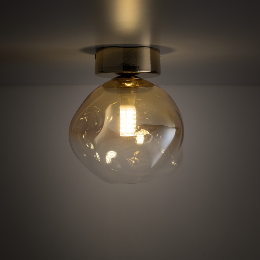 Brilagi - VULCANO Ceiling light 1xG9/8W/230V gold/smoky beige