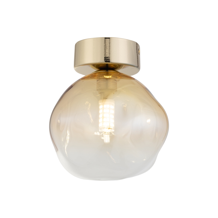Brilagi - VULCANO Ceiling light 1xG9/8W/230V gold/smoky beige